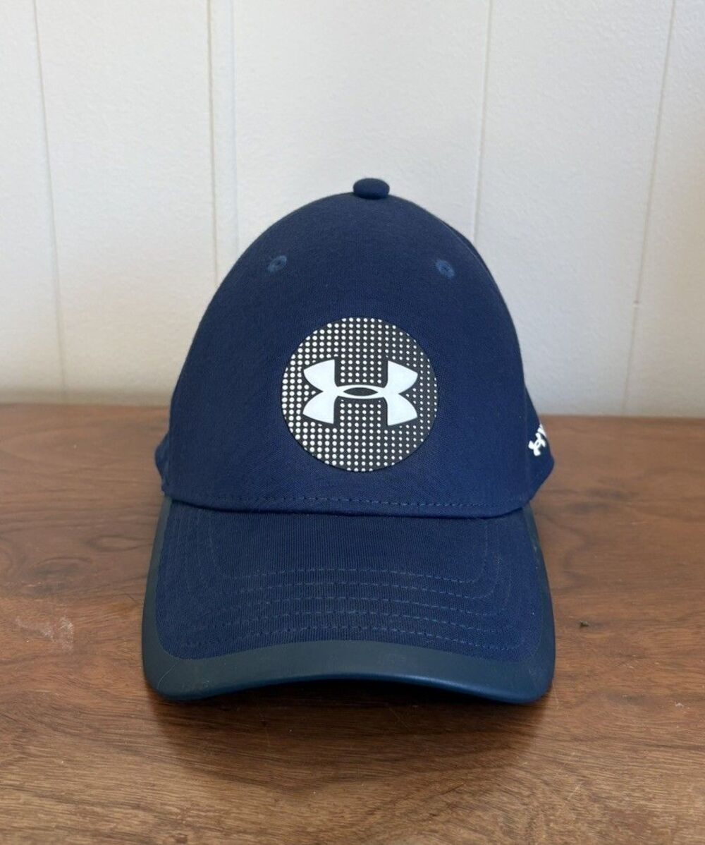 UNDER ARMOUR Golf Hat Cap Navy Blue SM/MD